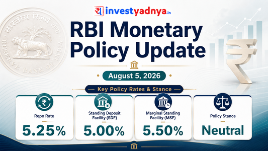 RBI Monetary Policy Update August 2026: Repo Rate Unchanged at 5.25% & Growth Outlook Revised to 6.7%