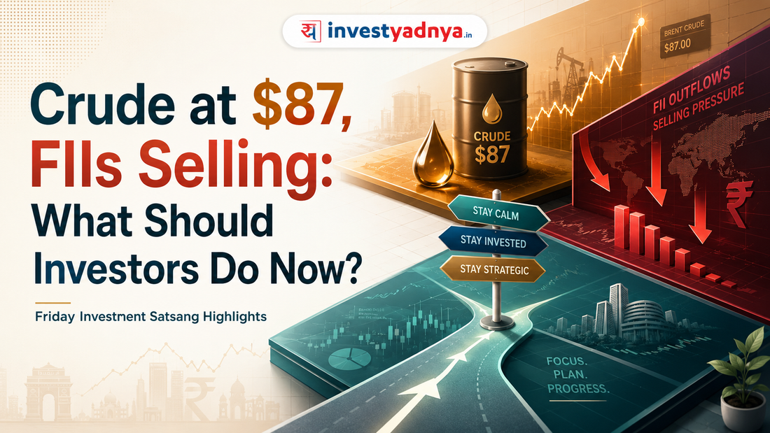 Crude Oil at $87 and FIIs Selling: Should Investors Be Worried?