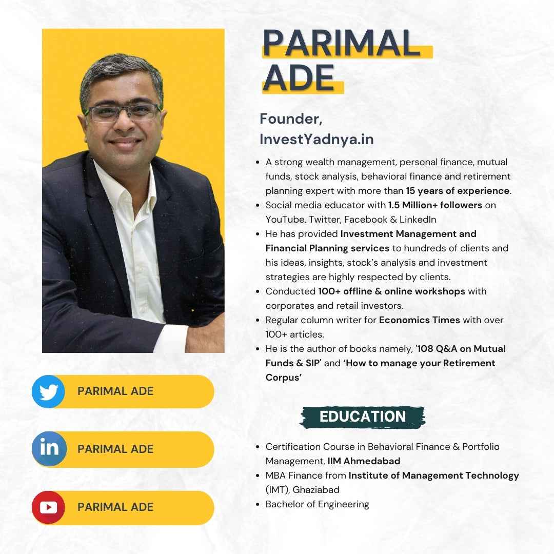How to manage your Wealth & Retirement Corpus - Physical Workshop by Parimal Ade & Gaurav Jain